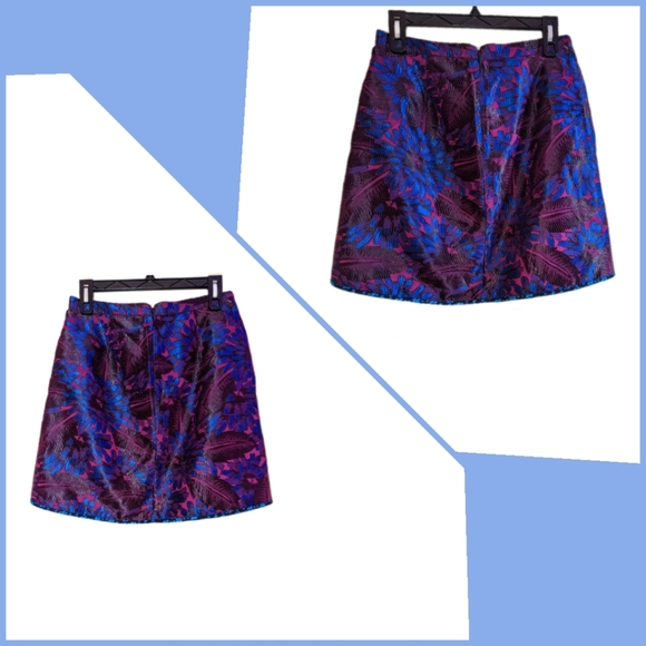 NWOT Vibrant midi skirt made in India, quality materials, fits like 2/4 - Picture 4 of 8